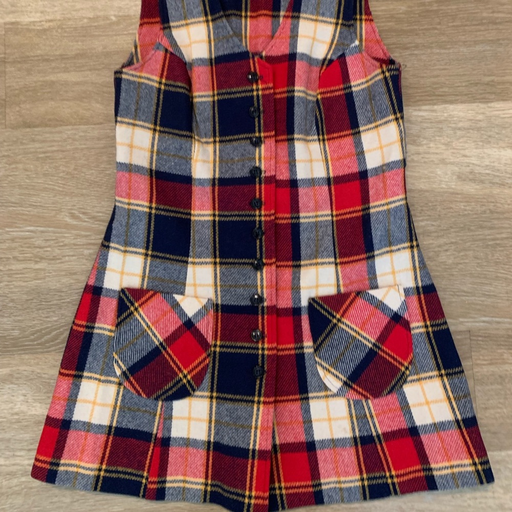 Brooks Brothers Plaid Sleeveless Dress